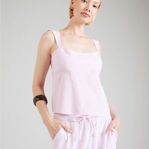 Hollister Pink Sleeveless Top - Open Back